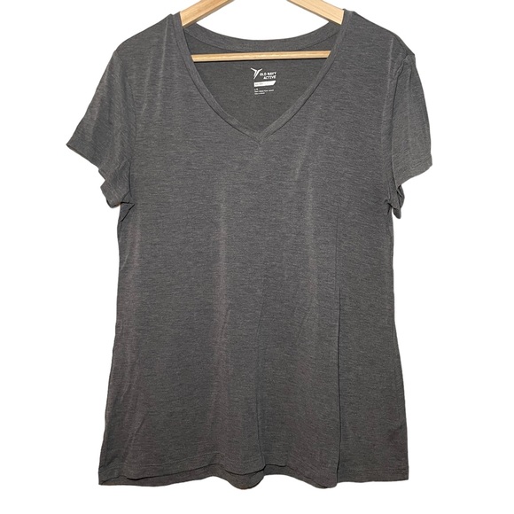 Old Navy Tops - Old Navy Active Women’s Workout Tee Gray Size Large